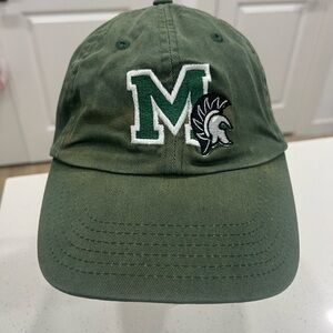Michigan state green college cap